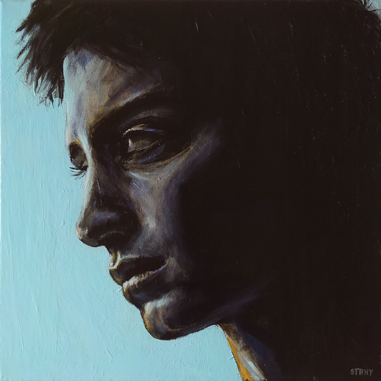 Portrait (n°56) (40 x 40 cm) - 06/2024