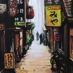 Osaka Namba (n°4 - variation n°2) (46 x 55 cm) - 05/2023